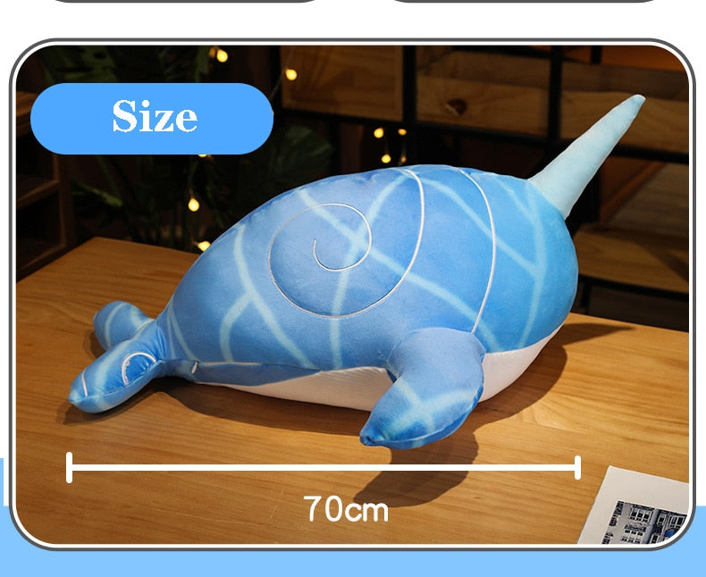 Blue Whale Plushie Cushion (Tartaglia / Childe)