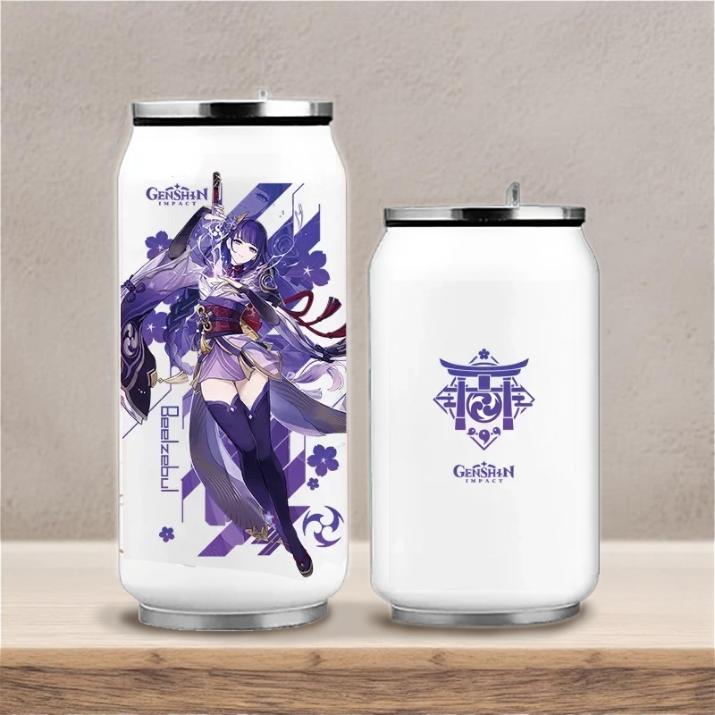 Stainless Steel Beer / Soda Can Thermal Water Bottle (Raiden Shogun)