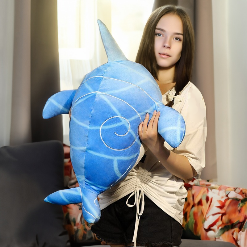 Blue Whale Plushie Cushion (Tartaglia / Childe)