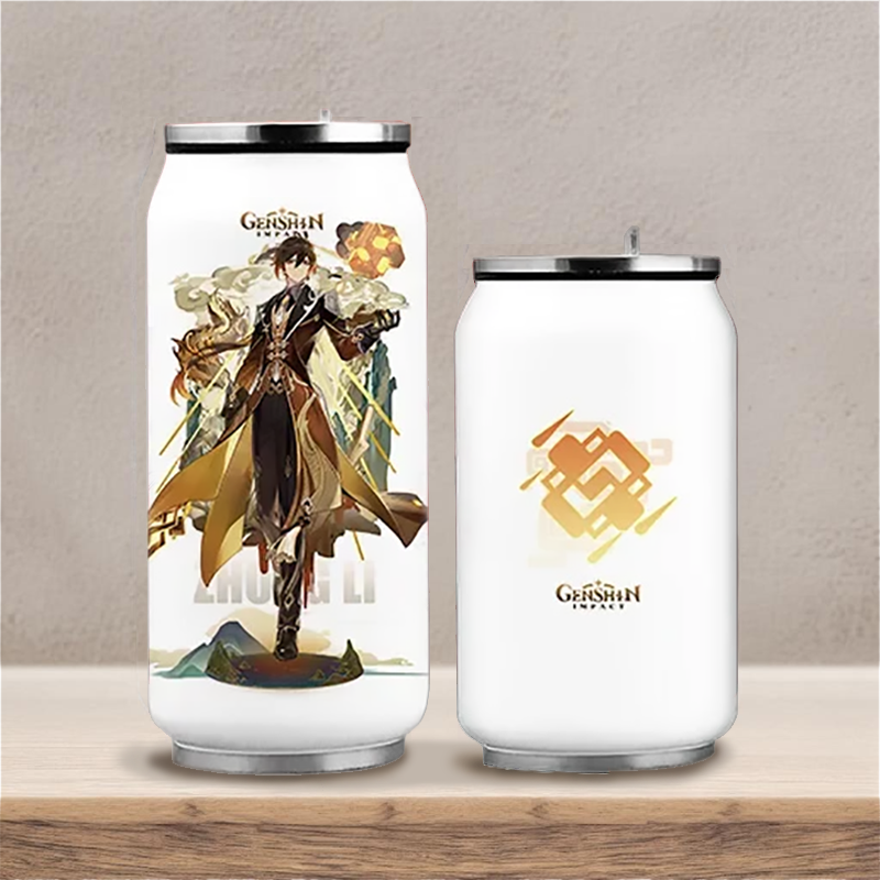 Stainless Steel Beer / Soda Can Thermal Water Bottle (Zhongli)