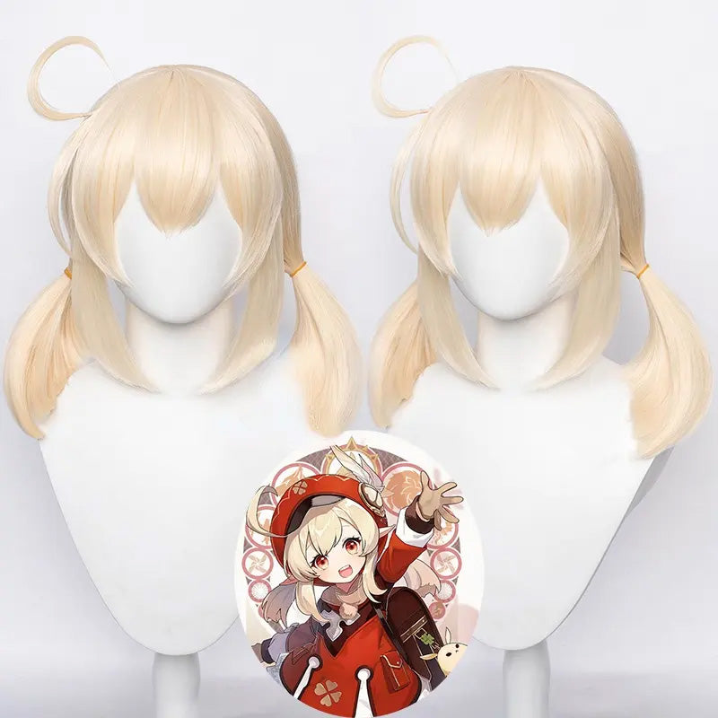 Klee Cosplay Wig