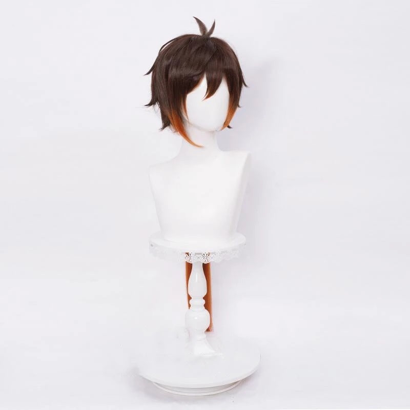 Zhongli Cosplay Wig