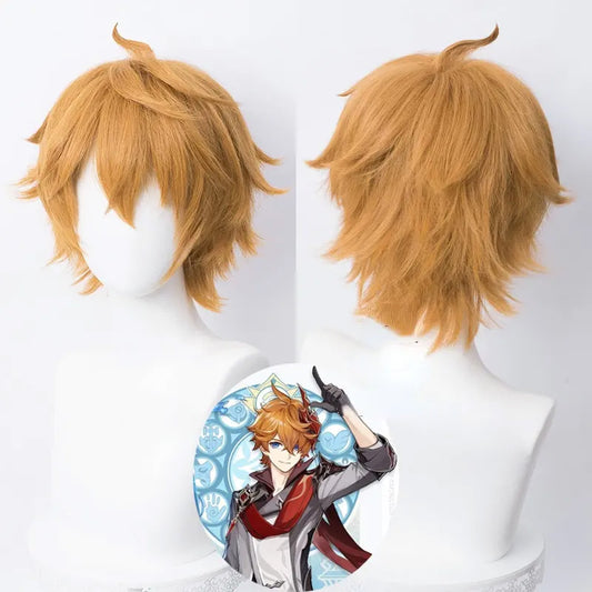 Tartaglia Childe Cosplay Wig