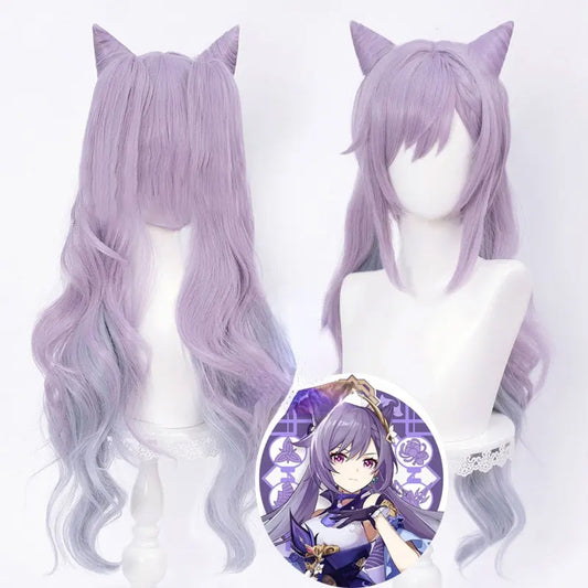 Keqing Cosplay Wig