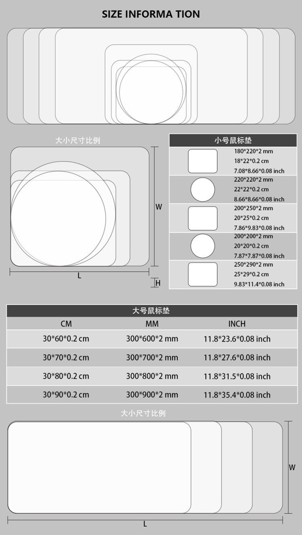 Mouse / Desk Pad Various Size (Yae Miko)