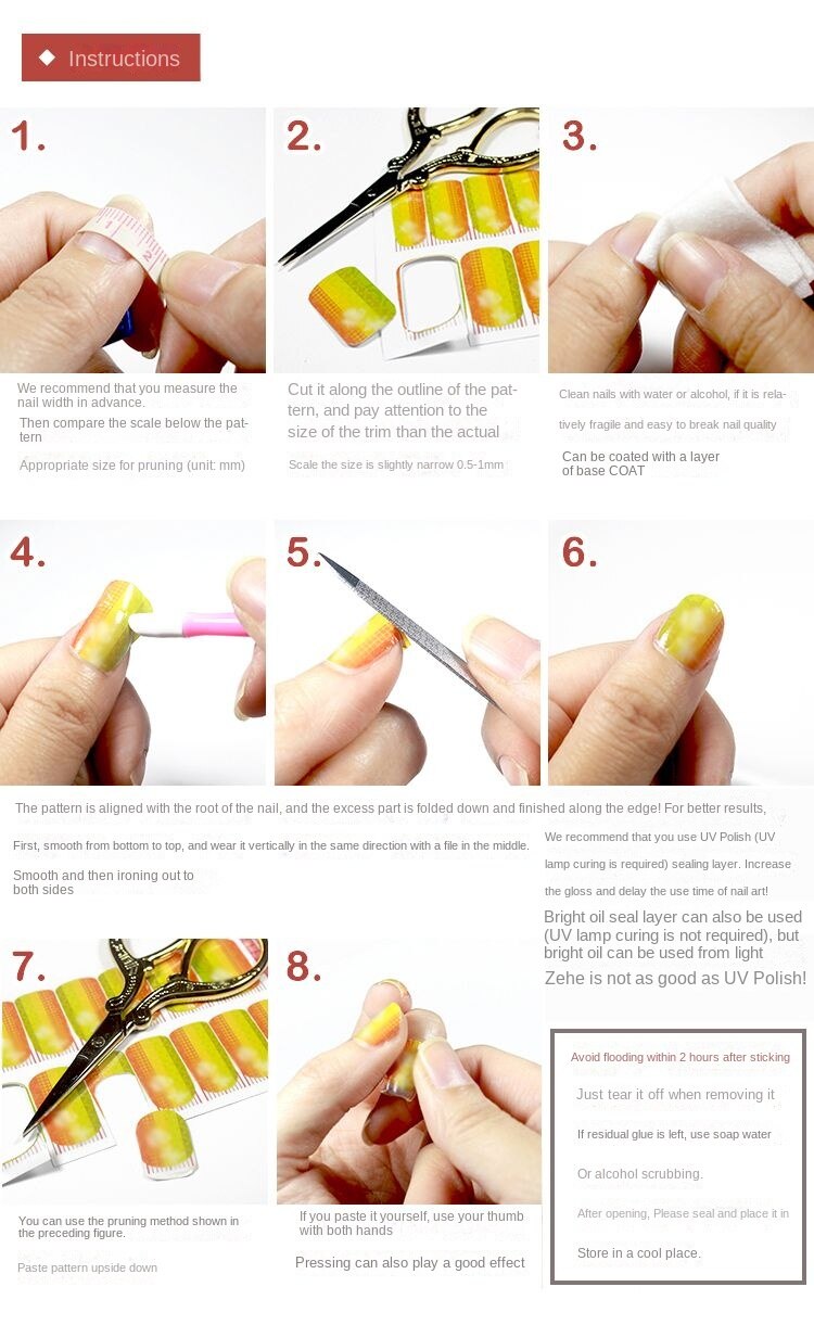 Genshin Impact Water Transfer Nail Decal  (Klee)