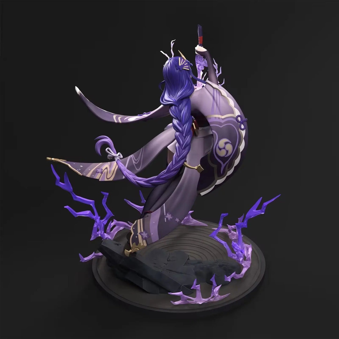Raiden Shogun Resin Figurine Statue Model (11 inches / 28 cm)