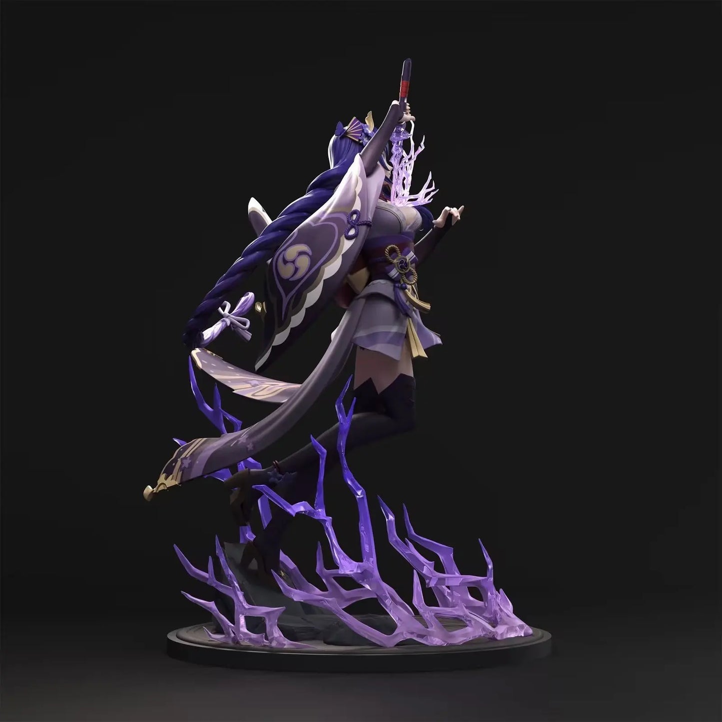 Raiden Shogun Resin Figurine Statue Model (11 inches / 28 cm)