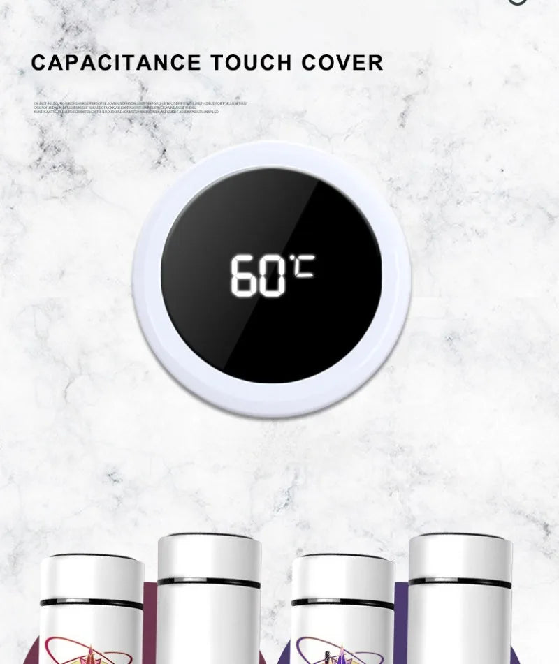 Stainless Steel Digital Display Thermal Tumbler Water Bottle (Lyney)