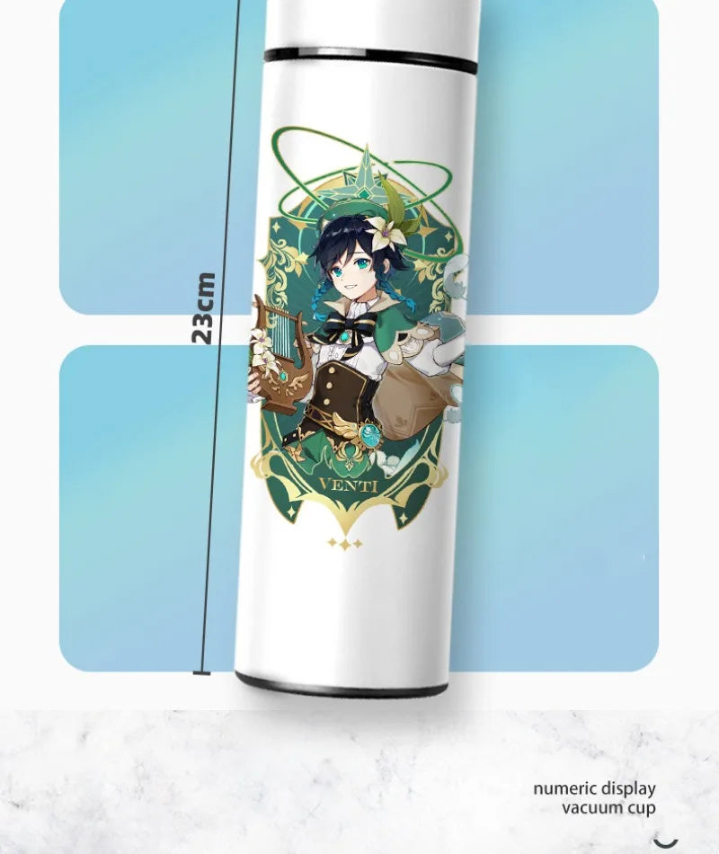 Stainless Steel Digital Display Thermal Tumbler Water Bottle (Lyney)