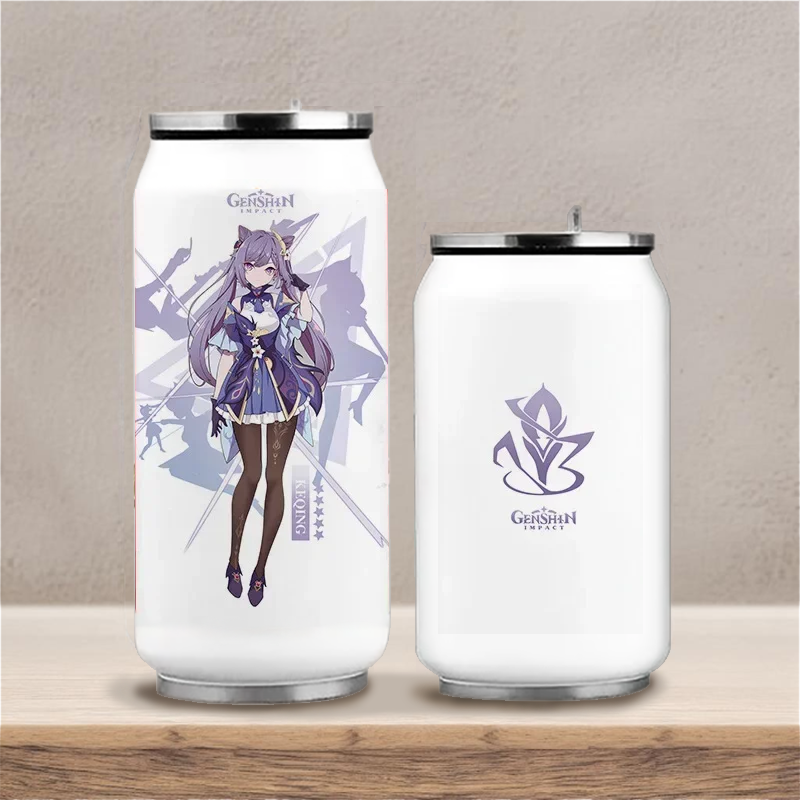 Stainless Steel Beer / Soda Can Thermal Water Bottle (Keqing)