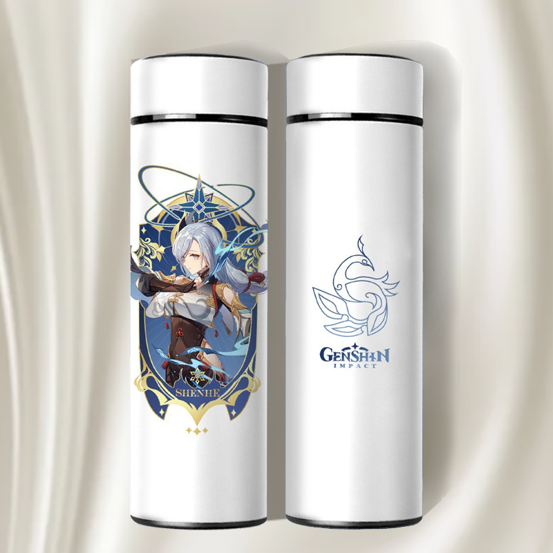 Stainless Steel Digital Display Thermal Tumbler Water Bottle (Shenhe)