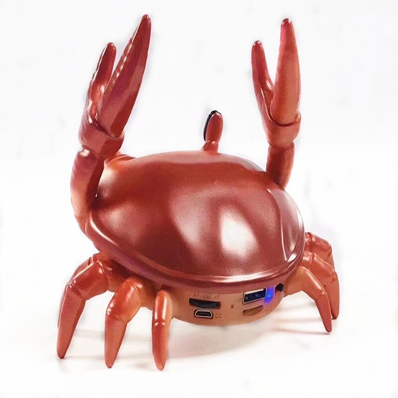 Crab Wireless Bluetooth Speaker Desktop Mobile Phone Holder