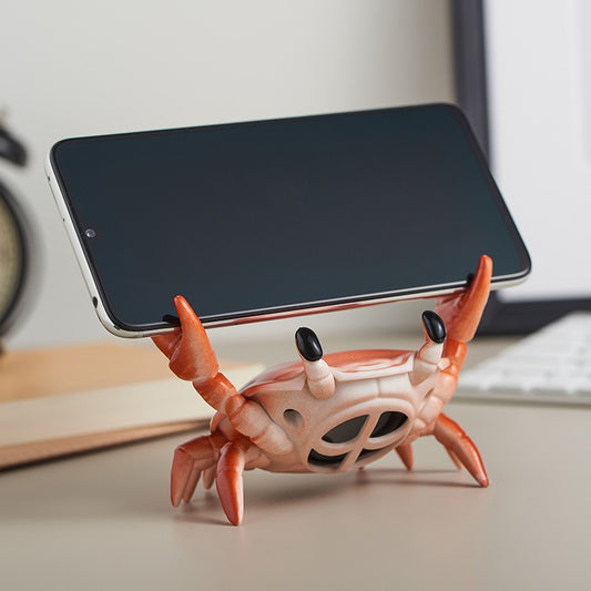 Crab Wireless Bluetooth Speaker Desktop Mobile Phone Holder